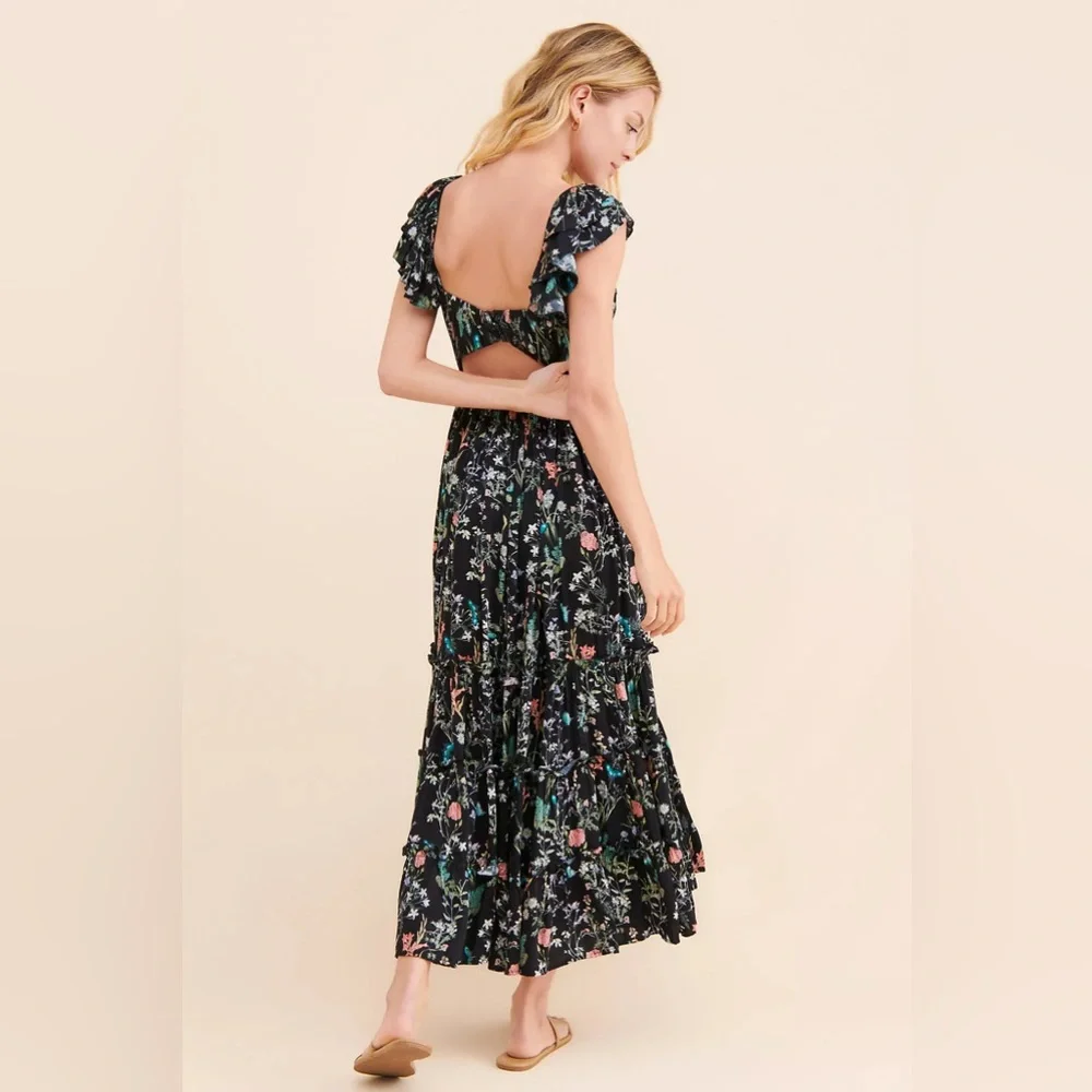 Let Me Be sweatheart floral maxi dress - Picture 2 of 9